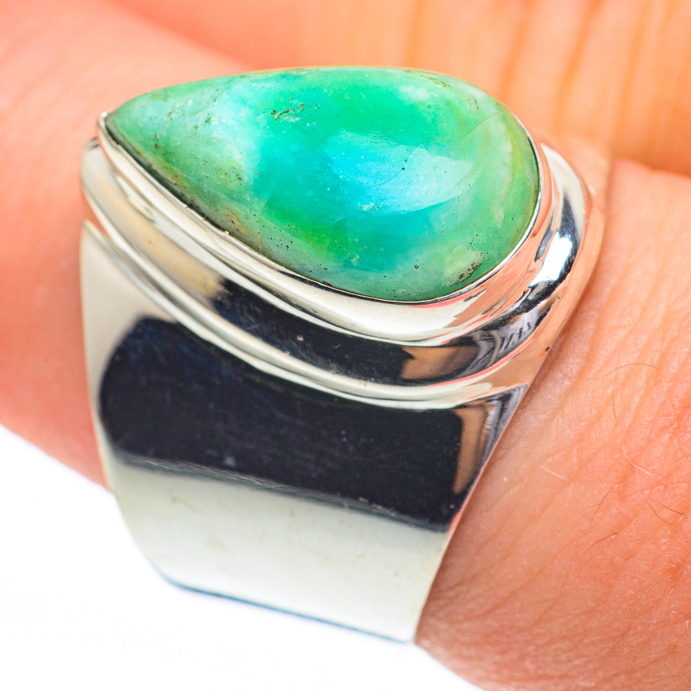 Peruvian Opal Rings handcrafted by Ana Silver Co - RING61353
