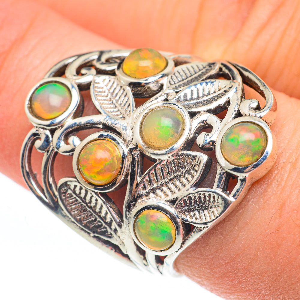 Ethiopian Opal Rings handcrafted by Ana Silver Co - RING61366