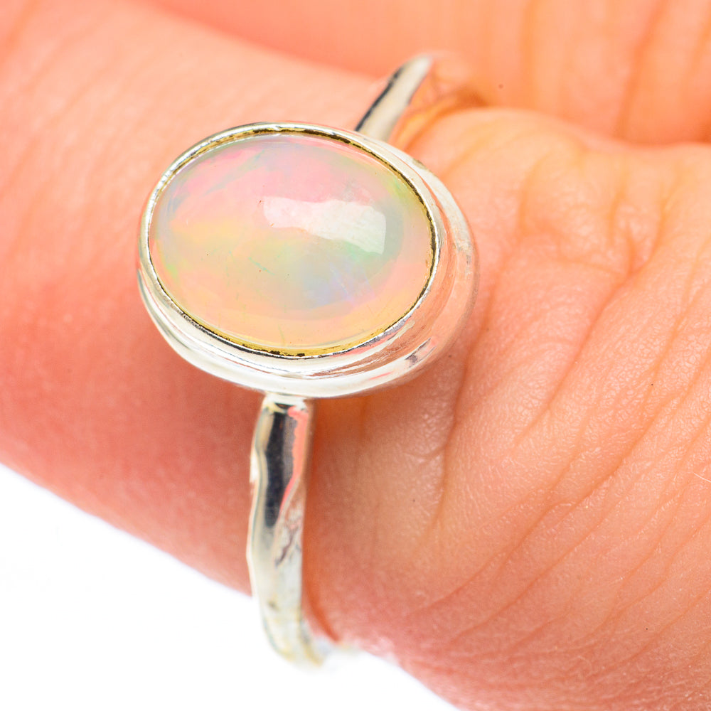 Ethiopian Opal Rings handcrafted by Ana Silver Co - RING61372