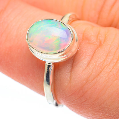 Ethiopian Opal Rings handcrafted by Ana Silver Co - RING61389