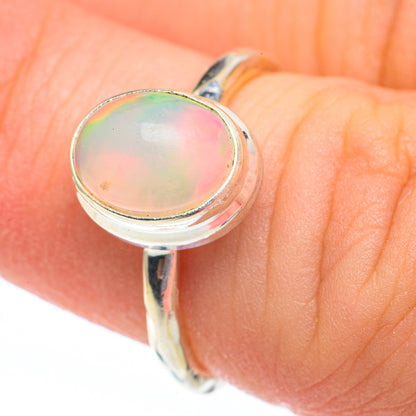 Ethiopian Opal Rings handcrafted by Ana Silver Co - RING61395