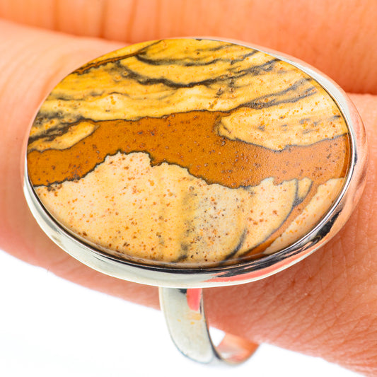 Picture Jasper Rings handcrafted by Ana Silver Co - RING61401