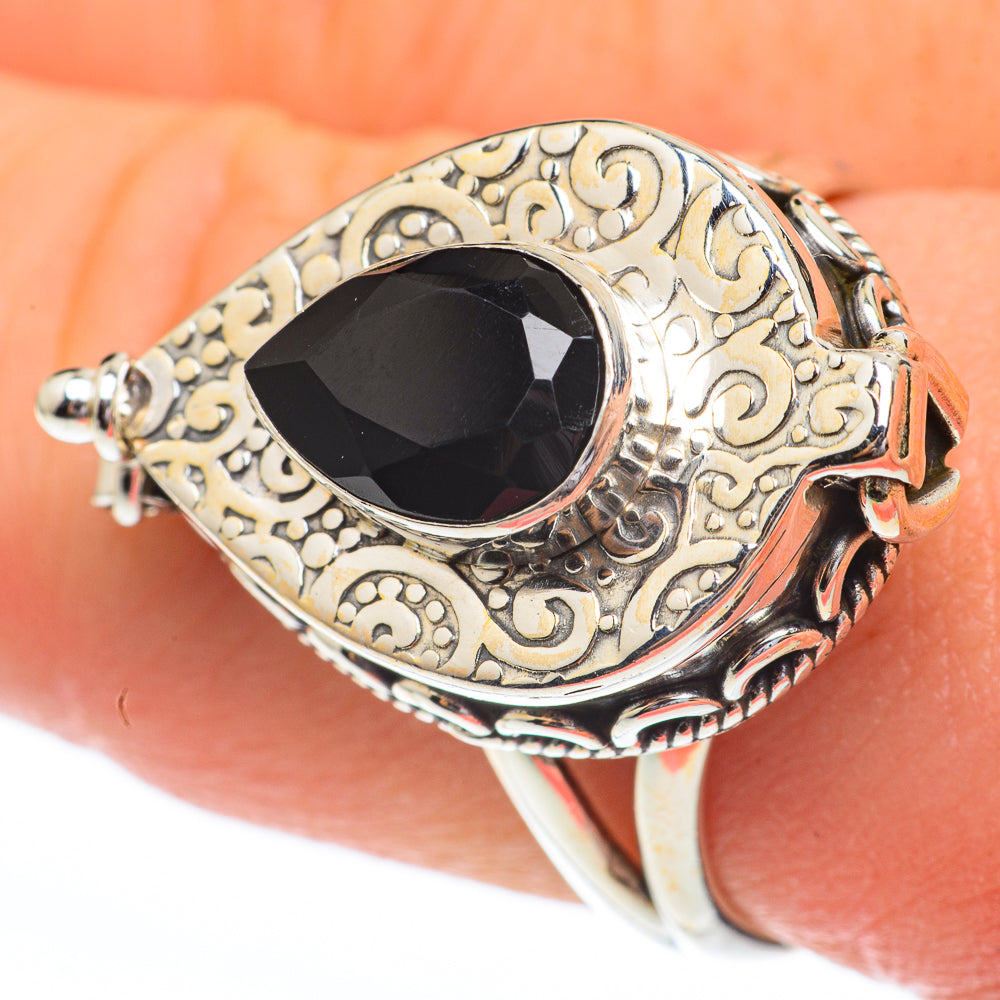 Black Onyx Rings handcrafted by Ana Silver Co - RING61410