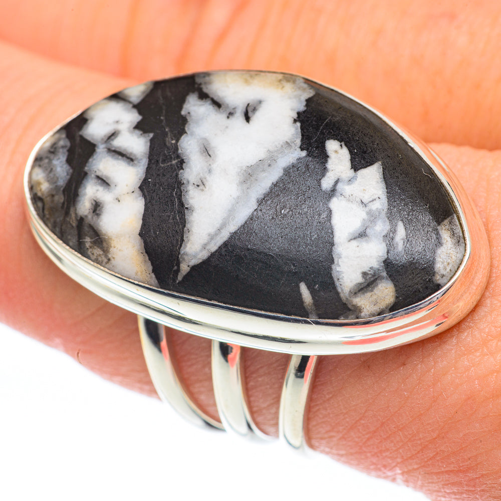 Chrysanthemum Stone Rings handcrafted by Ana Silver Co - RING61412