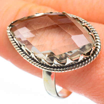 White Quartz Rings handcrafted by Ana Silver Co - RING61413