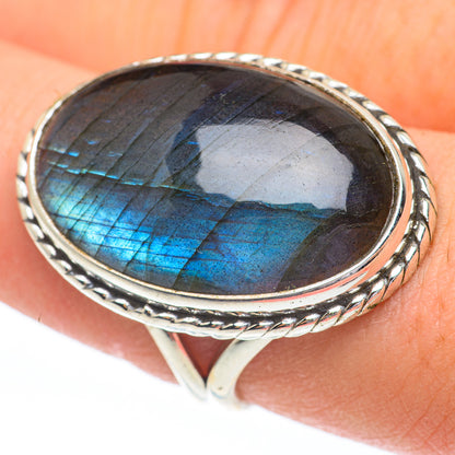 Labradorite Rings handcrafted by Ana Silver Co - RING61424