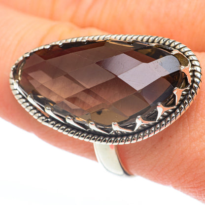 Smoky Quartz Rings handcrafted by Ana Silver Co - RING61431