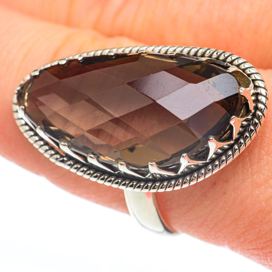 Smoky Quartz Rings handcrafted by Ana Silver Co - RING61431