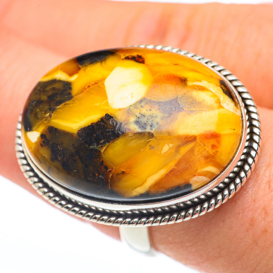 Amber Rings handcrafted by Ana Silver Co - RING61433