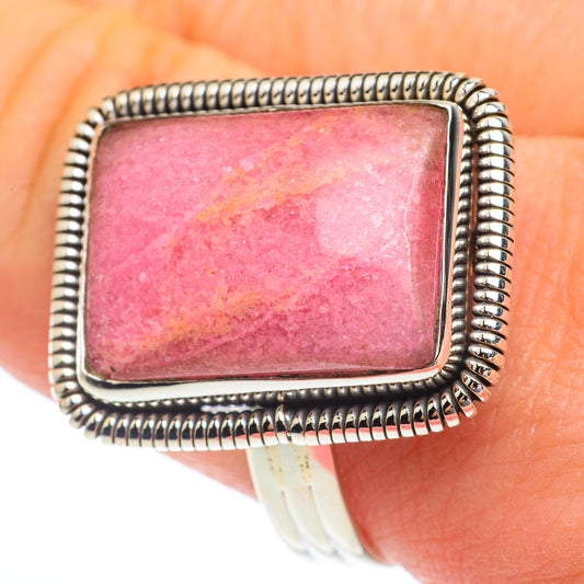 Pink Opal Rings handcrafted by Ana Silver Co - RING61434