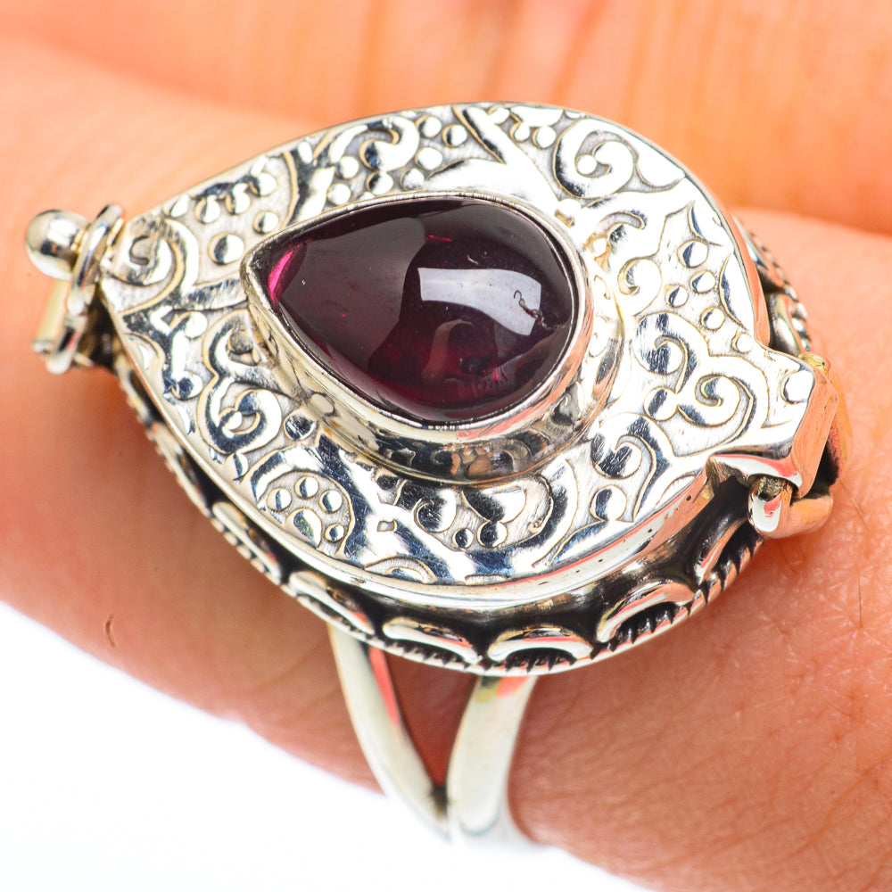 Garnet Rings handcrafted by Ana Silver Co - RING61437