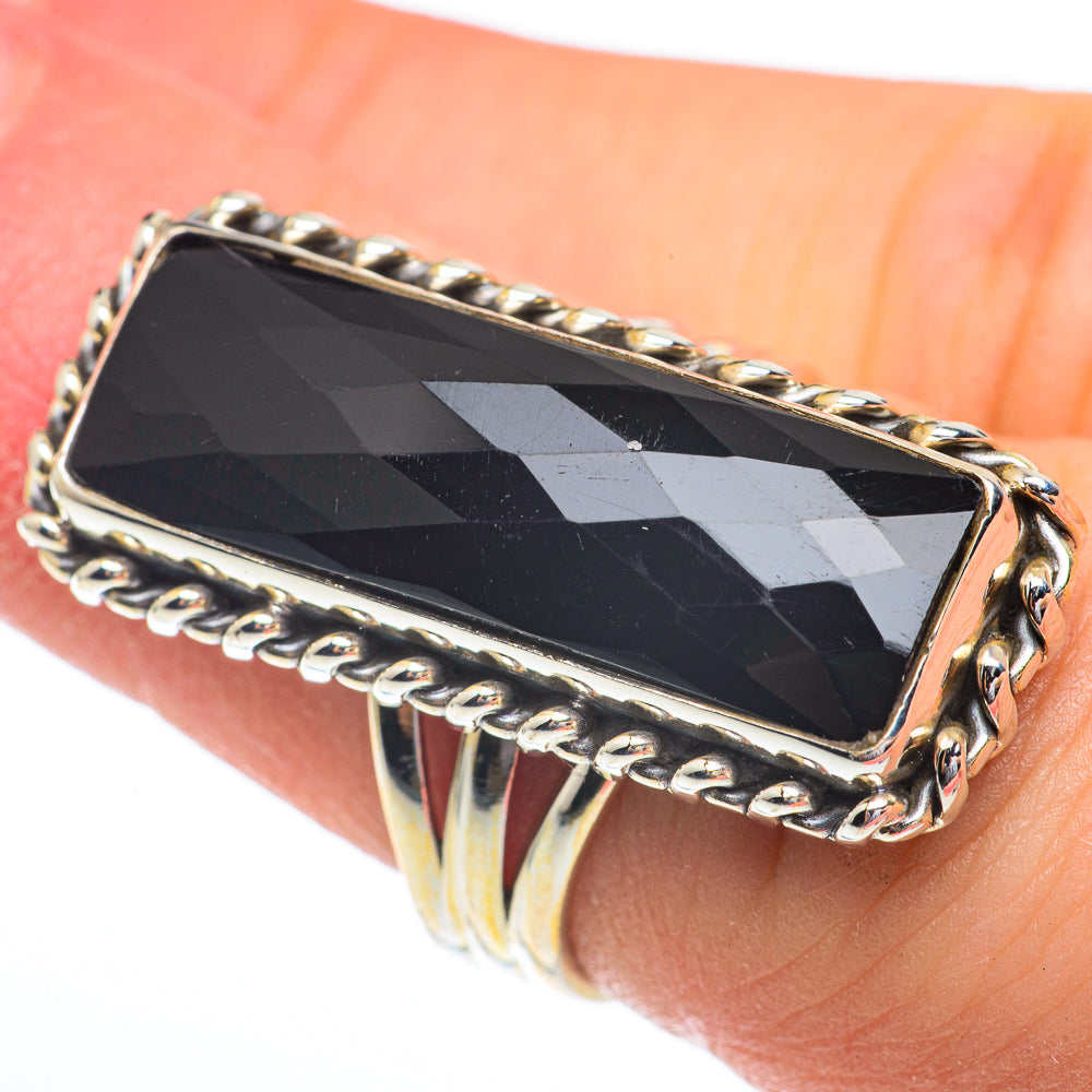 Black Onyx Rings handcrafted by Ana Silver Co - RING61439