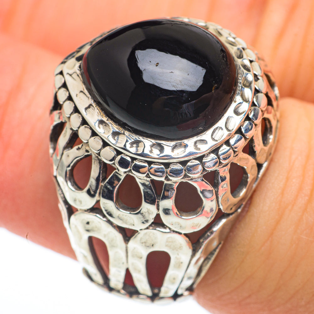 Black Onyx Rings handcrafted by Ana Silver Co - RING61440