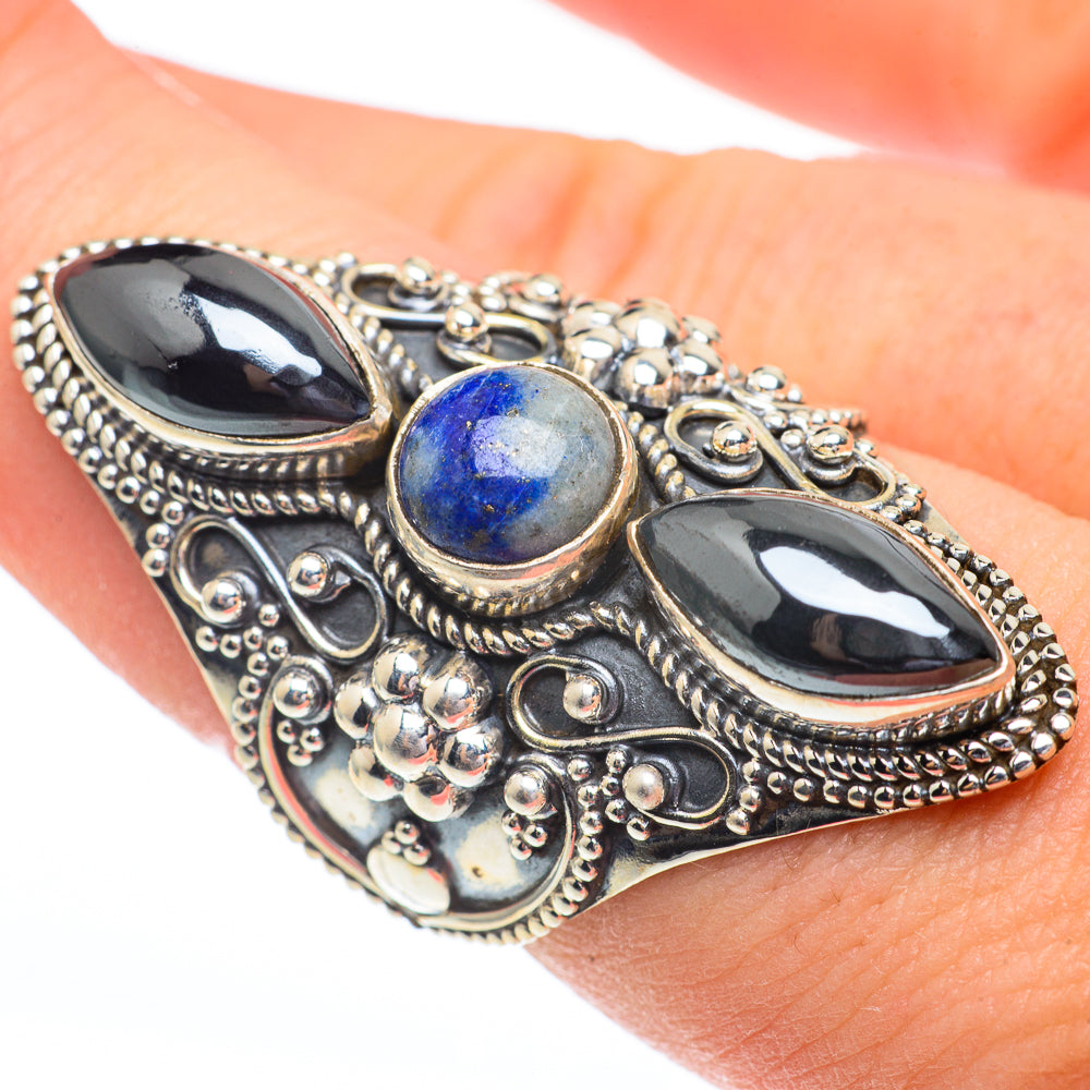 Hematite Rings handcrafted by Ana Silver Co - RING61447