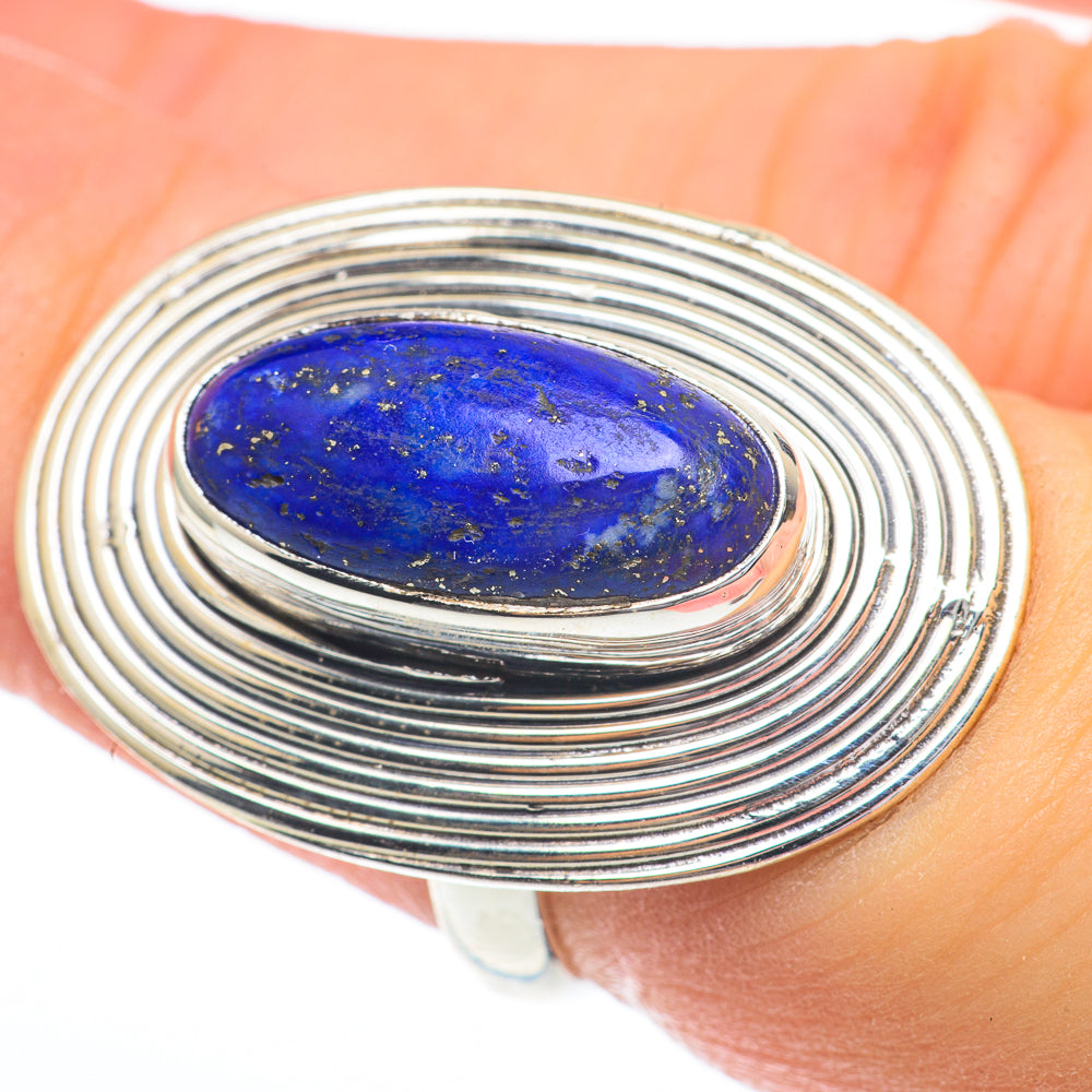 Lapis Lazuli Rings handcrafted by Ana Silver Co - RING61449