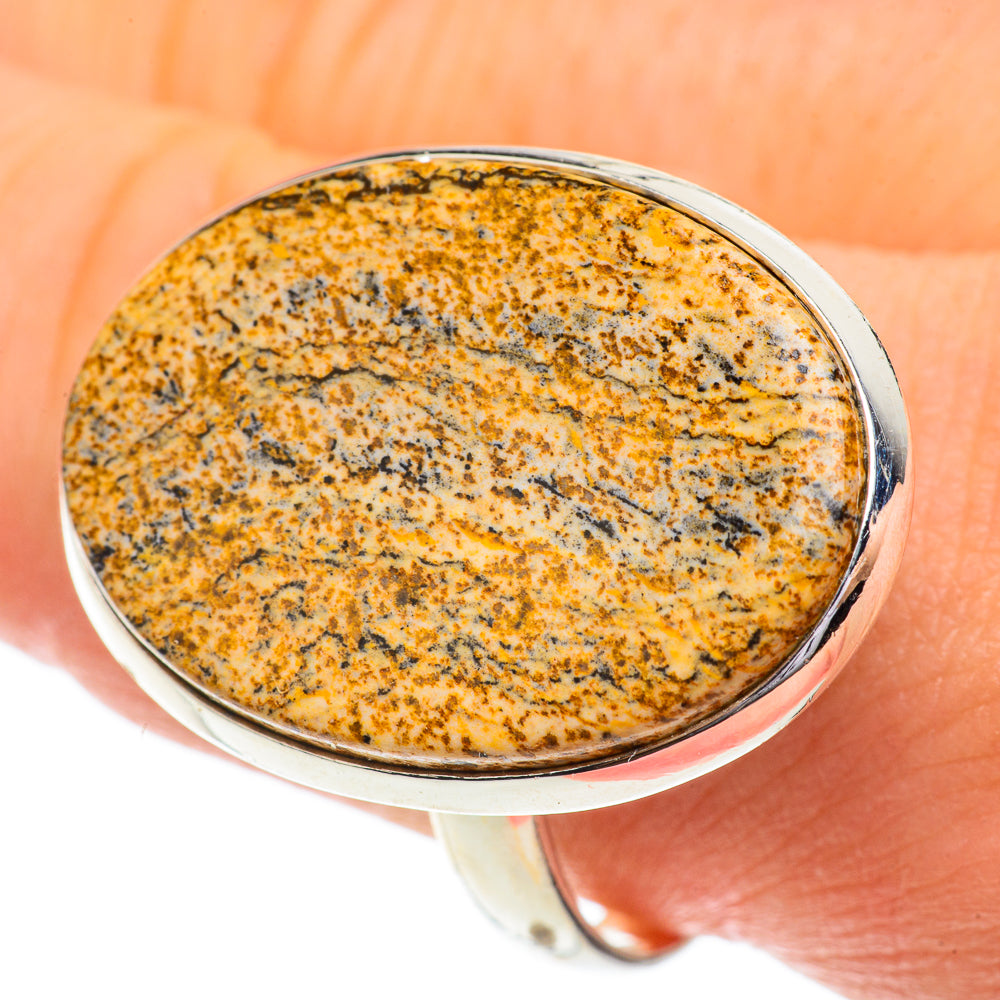 Picture Jasper Rings handcrafted by Ana Silver Co - RING61454