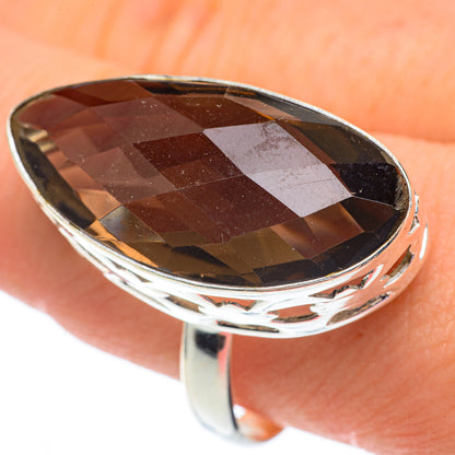 Smoky Quartz Rings handcrafted by Ana Silver Co - RING61456
