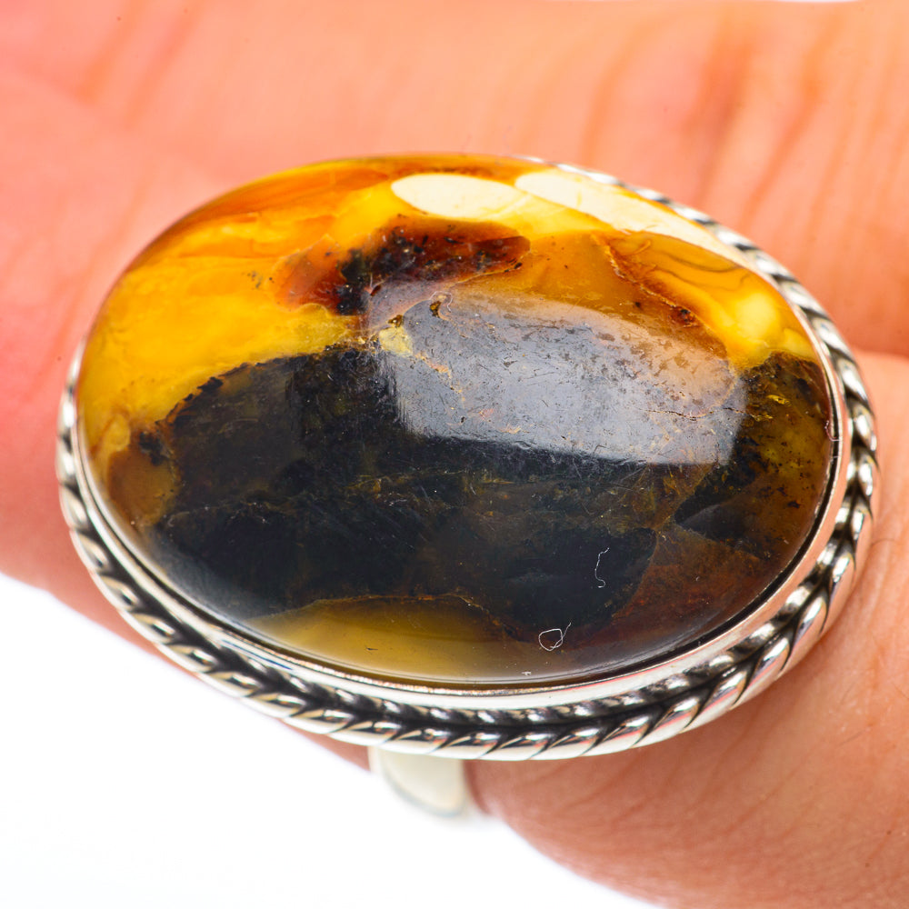 Amber Rings handcrafted by Ana Silver Co - RING61457