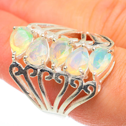 Ethiopian Opal Rings handcrafted by Ana Silver Co - RING61469