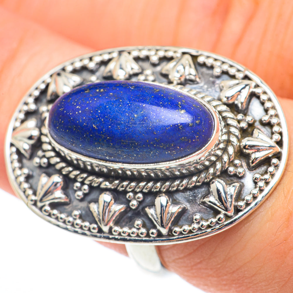 Lapis Lazuli Rings handcrafted by Ana Silver Co - RING61476