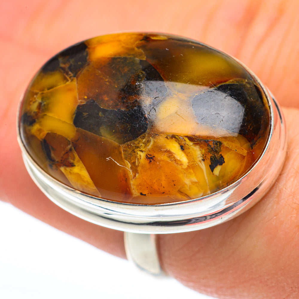 Amber Rings handcrafted by Ana Silver Co - RING61482