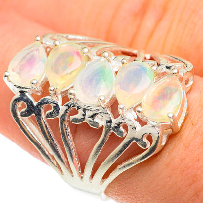 Ethiopian Opal Rings handcrafted by Ana Silver Co - RING61489
