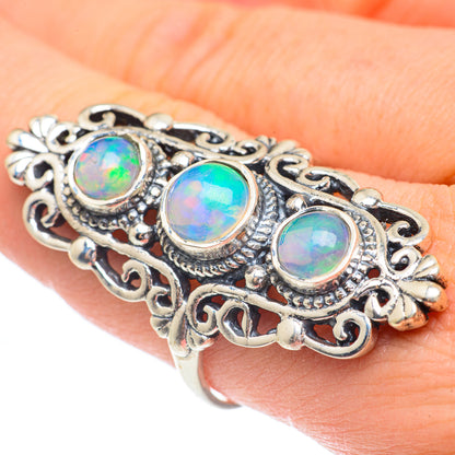 Ethiopian Opal Rings handcrafted by Ana Silver Co - RING61510