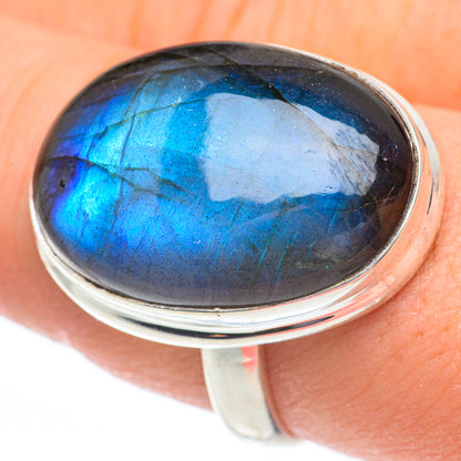 Labradorite Rings handcrafted by Ana Silver Co - RING61514
