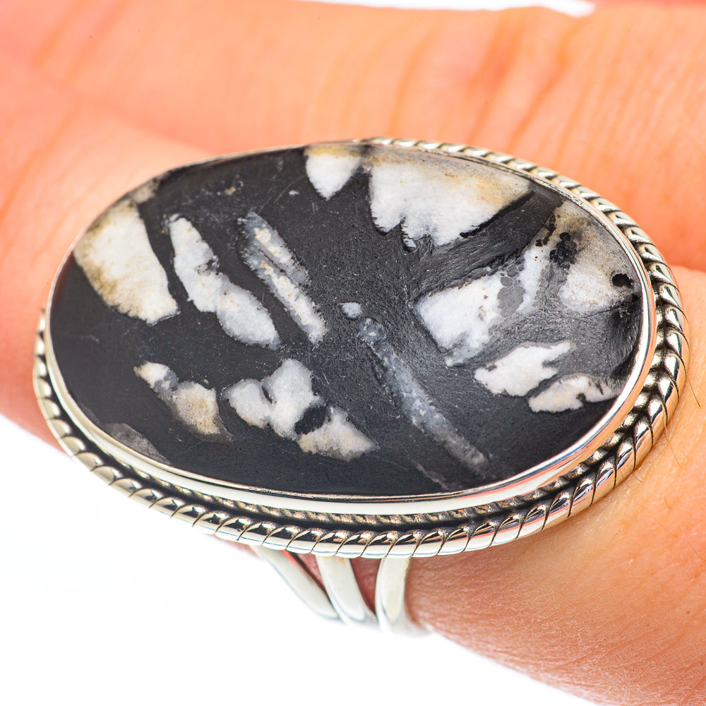 Chrysanthemum Stone Rings handcrafted by Ana Silver Co - RING61533