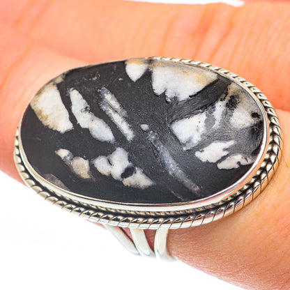 Chrysanthemum Stone Rings handcrafted by Ana Silver Co - RING61533