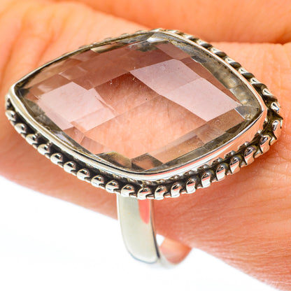 White Quartz Rings handcrafted by Ana Silver Co - RING61535