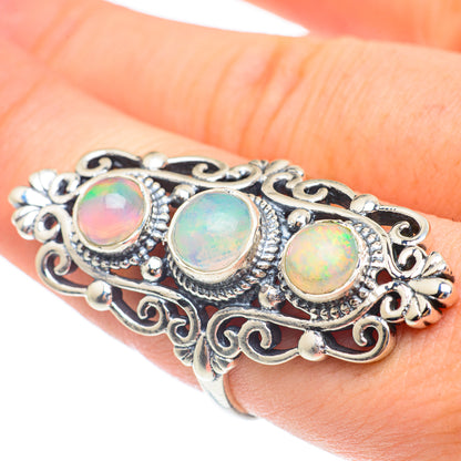Ethiopian Opal Rings handcrafted by Ana Silver Co - RING61539
