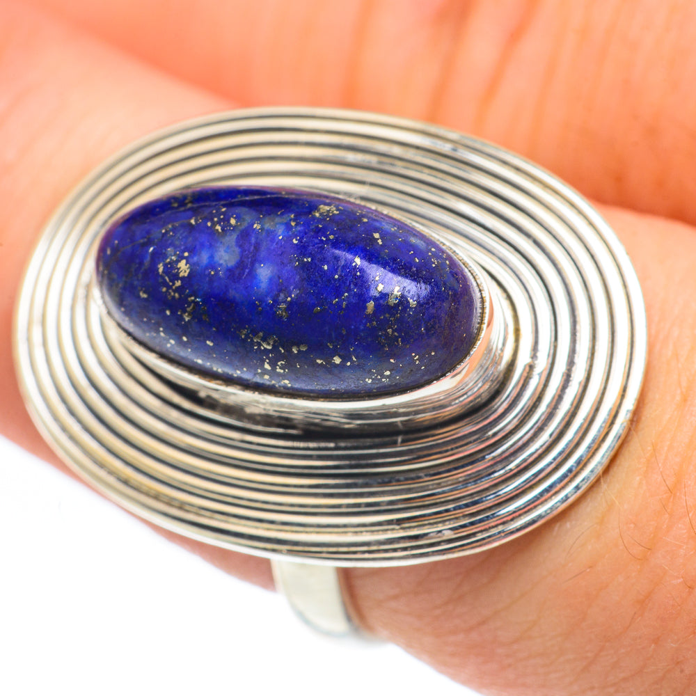 Lapis Lazuli Rings handcrafted by Ana Silver Co - RING61543