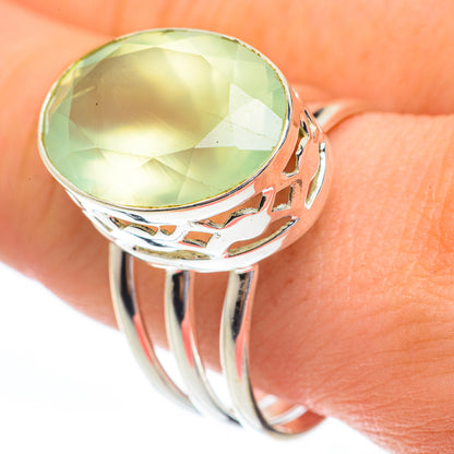 Prehnite Rings handcrafted by Ana Silver Co - RING61547