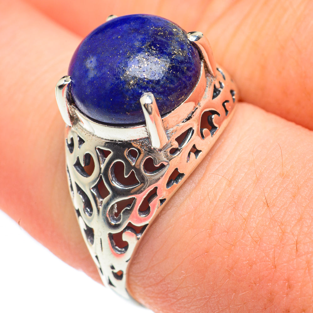 Lapis Lazuli Rings handcrafted by Ana Silver Co - RING61550