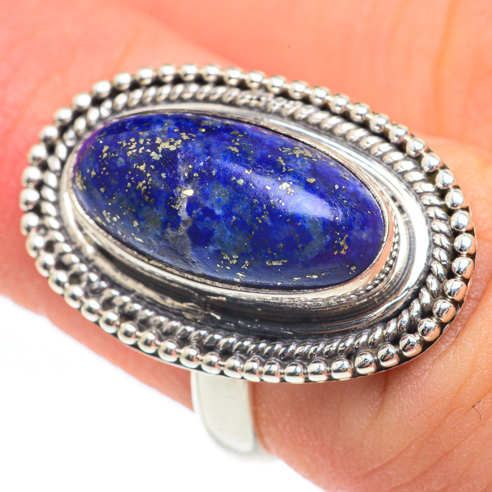 Lapis Lazuli Rings handcrafted by Ana Silver Co - RING61552