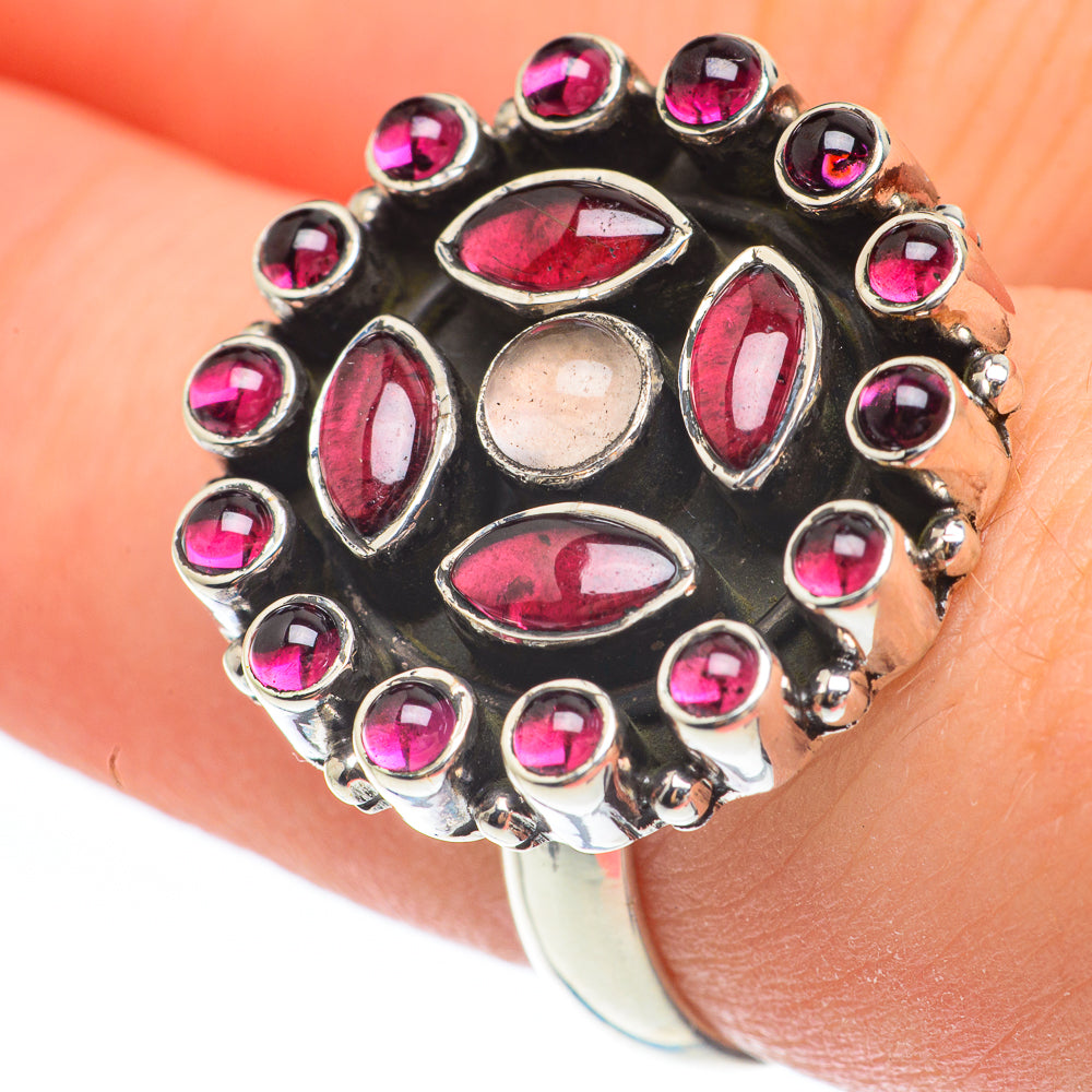 Garnet Rings handcrafted by Ana Silver Co - RING61563