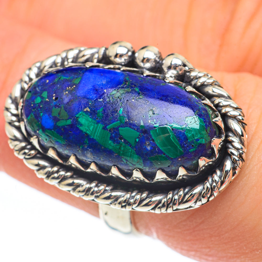 Azurite Rings handcrafted by Ana Silver Co - RING61573
