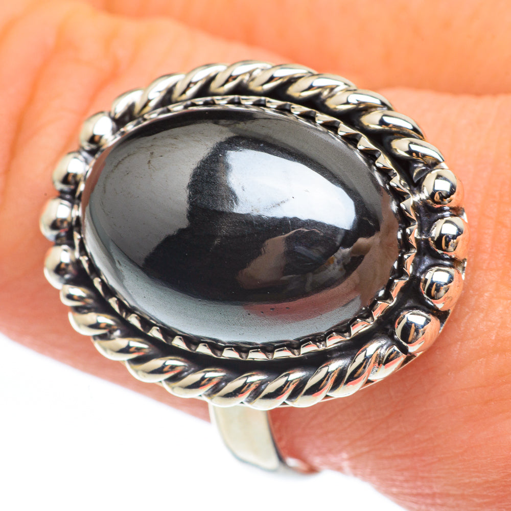 Hematite Rings handcrafted by Ana Silver Co - RING61576