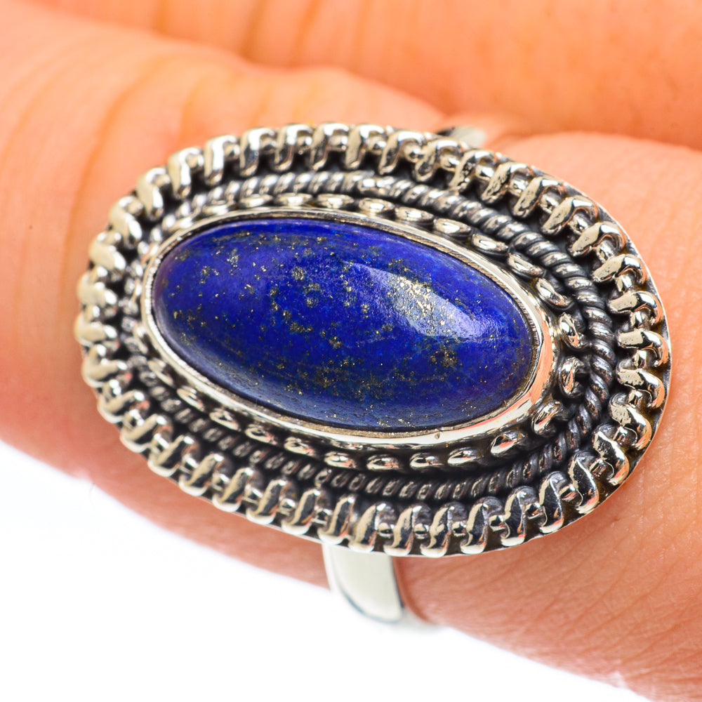Lapis Lazuli Rings handcrafted by Ana Silver Co - RING61579