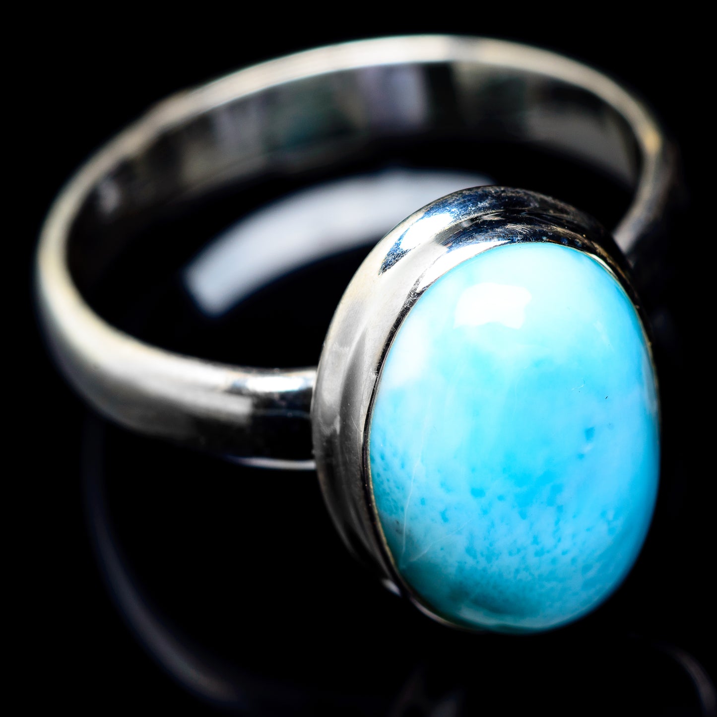 Larimar Rings handcrafted by Ana Silver Co - RING6158