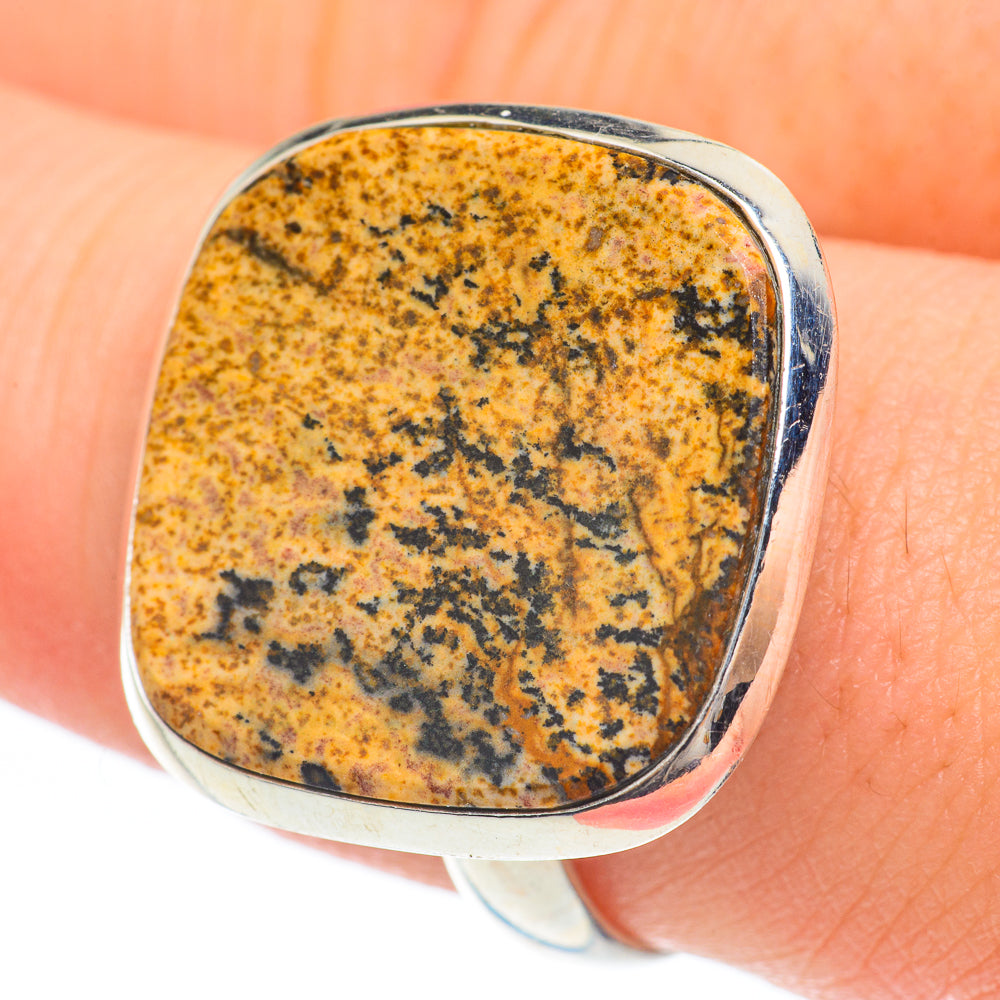 Picture Jasper Rings handcrafted by Ana Silver Co - RING61585