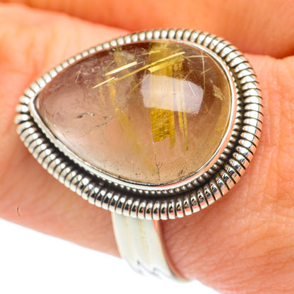 Rutilated Quartz Rings handcrafted by Ana Silver Co - RING61594