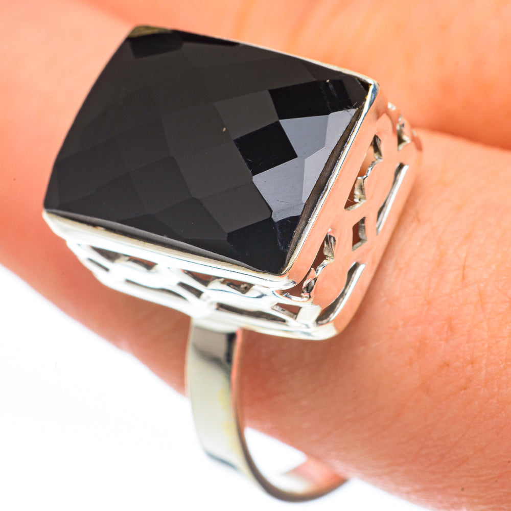 Black Onyx Rings handcrafted by Ana Silver Co - RING61597