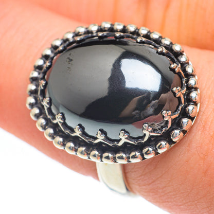 Hematite Rings handcrafted by Ana Silver Co - RING61604