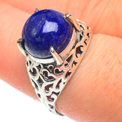 Lapis Lazuli Rings handcrafted by Ana Silver Co - RING61606
