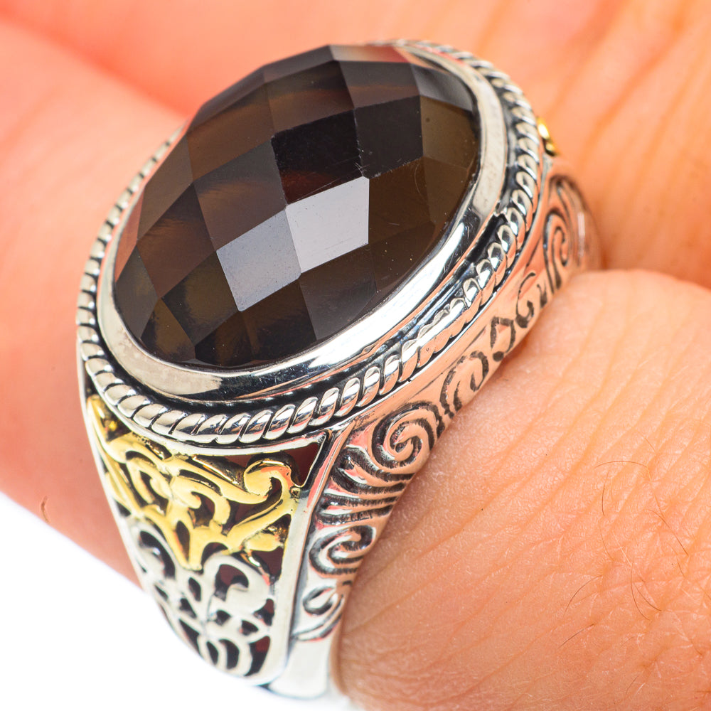 Smoky Quartz Rings handcrafted by Ana Silver Co - RING61613