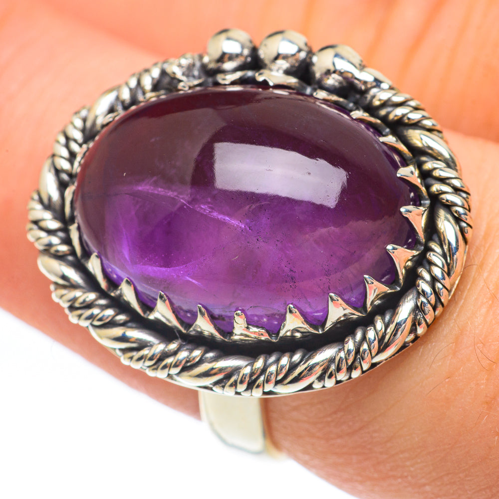 Amethyst Rings handcrafted by Ana Silver Co - RING61621