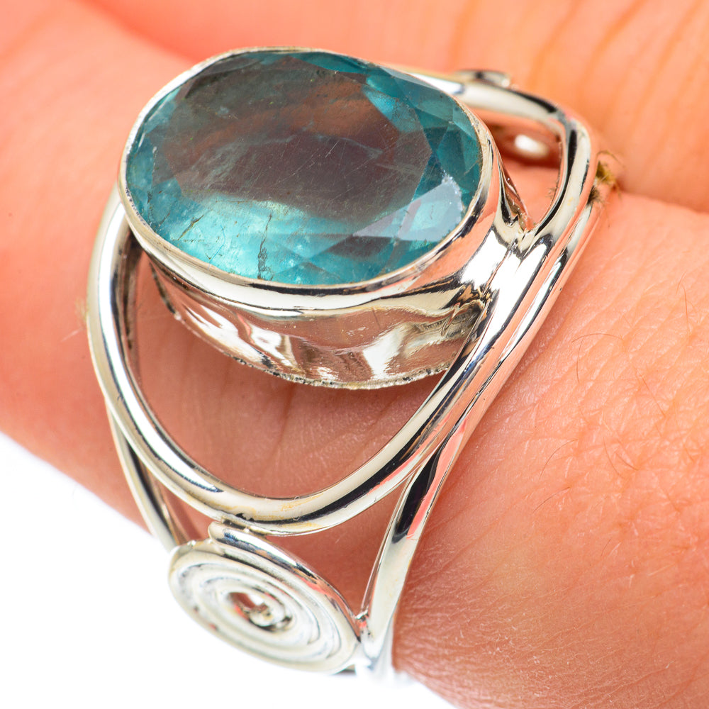 Blue Quartz Rings handcrafted by Ana Silver Co - RING61631