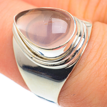 Rose Quartz Rings handcrafted by Ana Silver Co - RING61641